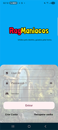 Cadastro RagManíacos